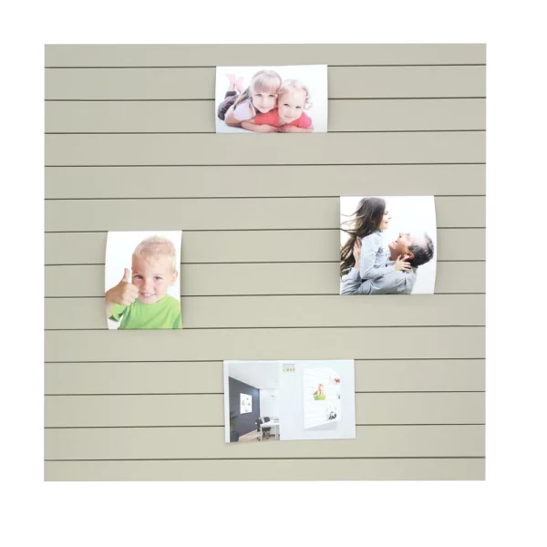 Cadre multi photos avec rainures 60x60 cm | gris