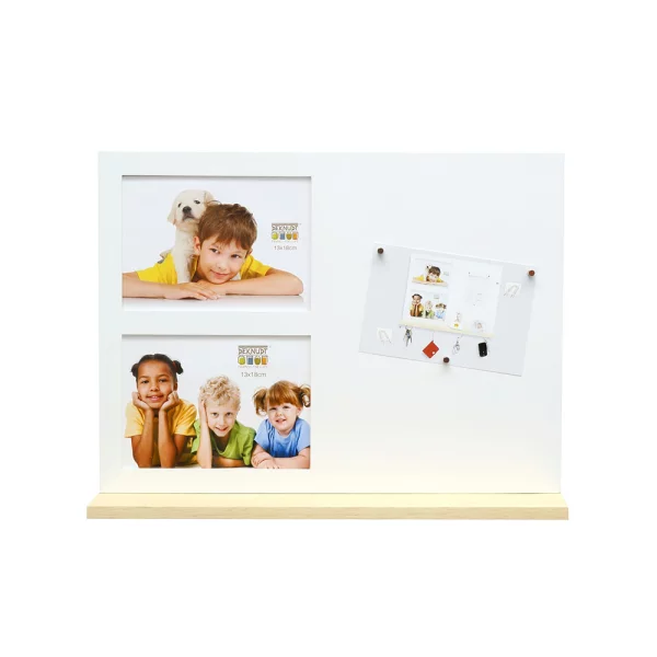 Tableau magnétique 13x18 cm | blanc | verre standard (2 mm)