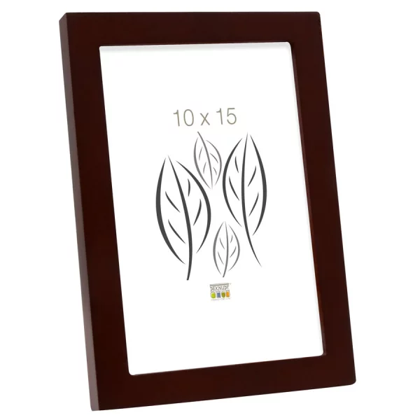 Holz Bilderrahmen Ruben 10x15 cm | Braun | Normalglas (2 mm)