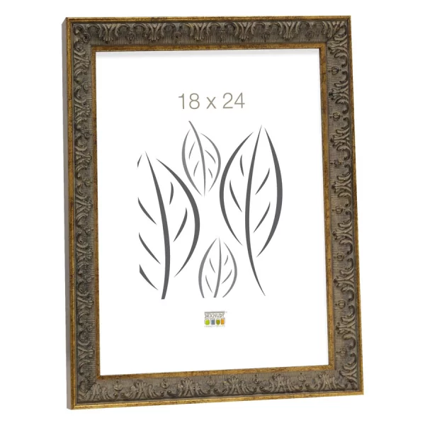 Cadre photo Vintage 20x20 cm | vieil or | verre standard (2 mm)