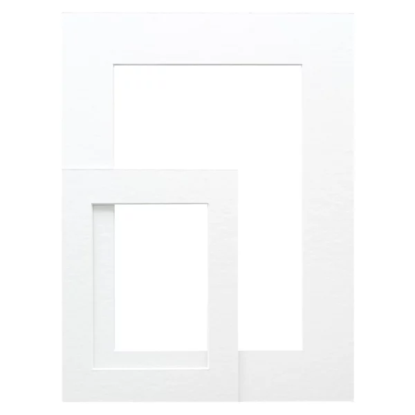 Standard-Passepartout 30x45 cm (20x30 cm) | Hellweiß