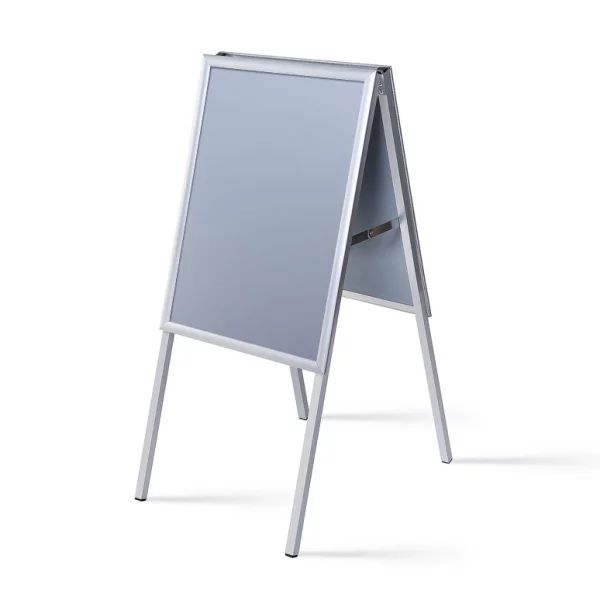 Stop trottoir 25 mm pour l'usage à l'intérieur 42x59 cm (A2) | coins sur onglet | verre synthétique mat (1 mm)
