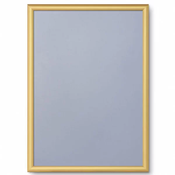 Klapprahmen Color, 25 mm 42x59,4 cm (A2) | Gold matt | Kunstglas mattiert (1 mm)