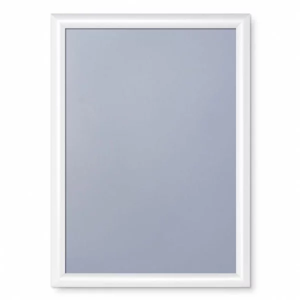 Klapprahmen Color, 25 mm 29,7x42 cm (A3) | Signalweiß RAL 9003 | Kunstglas mattiert (1 mm)