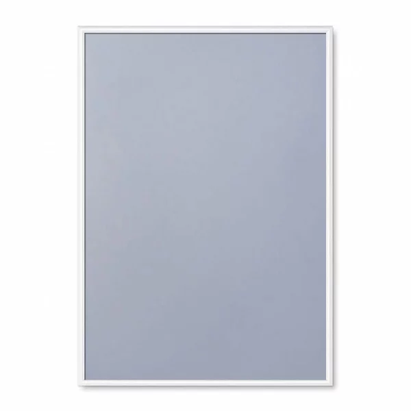 Klapprahmen Color, 25 mm 70x100 cm | Signalweiß RAL 9003 | Kunstglas mattiert (1 mm)