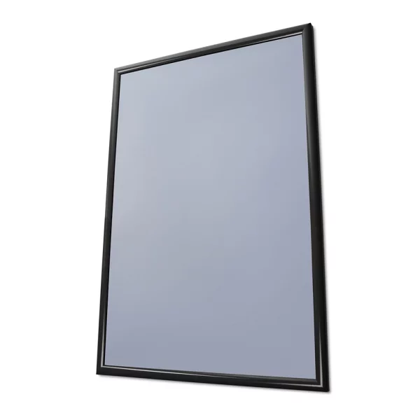 Klapprahmen Color, 25 mm 70x100 cm | Tiefschwarz RAL 9005 | Kunstglas mattiert (1 mm)
