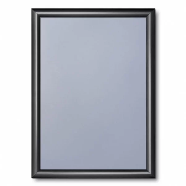 Klapprahmen Color, 25 mm 29,7x42 cm (A3) | Tiefschwarz RAL 9005 | Kunstglas mattiert (1 mm)
