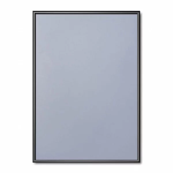 Klapprahmen Color, 25 mm 84,1x118,9 cm (A0) | Tiefschwarz RAL 9005 | Kunstglas mattiert (1 mm)