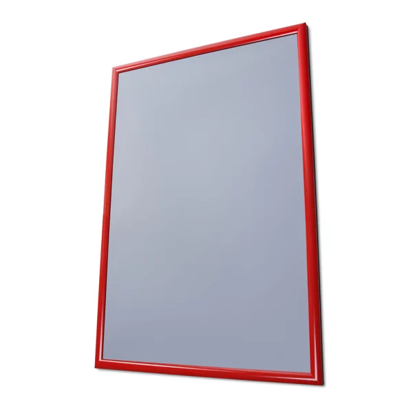 Klapprahmen Color, 25 mm 59,4x84,1 cm (A1) | Verkehrsrot RAL 3020 | Kunstglas mattiert (1 mm)