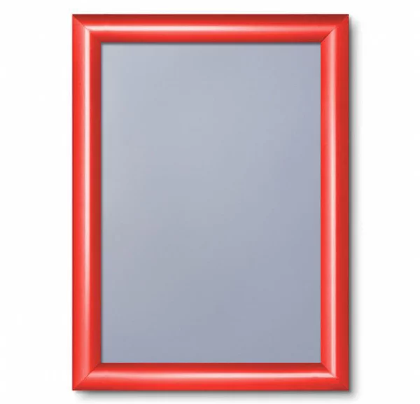 Cadre pour affiche Color, 25 mm 21x29,7 cm (A4) | rouge circulation RAL 3020 | verre synthétique mat (1 mm)