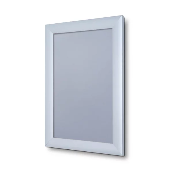 Cadre pour affiche, 20 mm 14,8x21 cm (A5) | coins sur onglet | verre synthétique mat (1 mm)