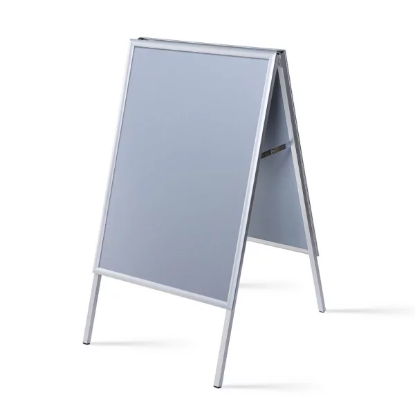 Kundenstopper Indoor 25 mm 59,4x84,1 cm (A1) | Ecken auf Gehrung | Kunstglas mattiert (1 mm)