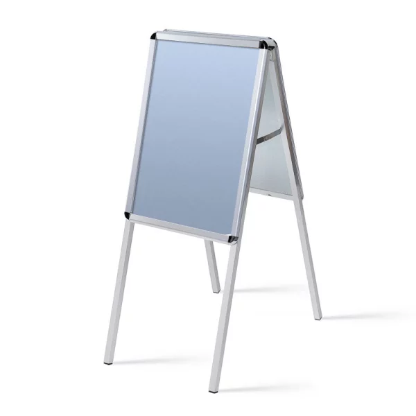 Kundenstopper Standard 32 mm - Wasserfest 42x59 cm (A2) | Runde Ecken | Kunstglas mattiert (1 mm)