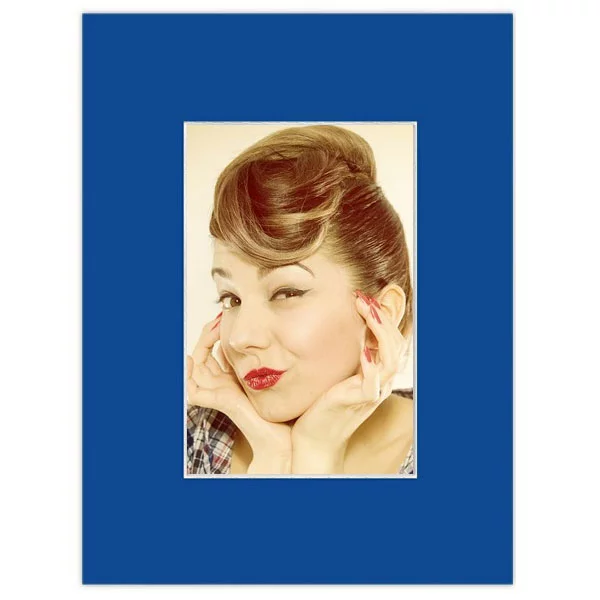 Foto-Aufsteller "Dekowilli" 18x24 cm (10x15 cm) | Blau