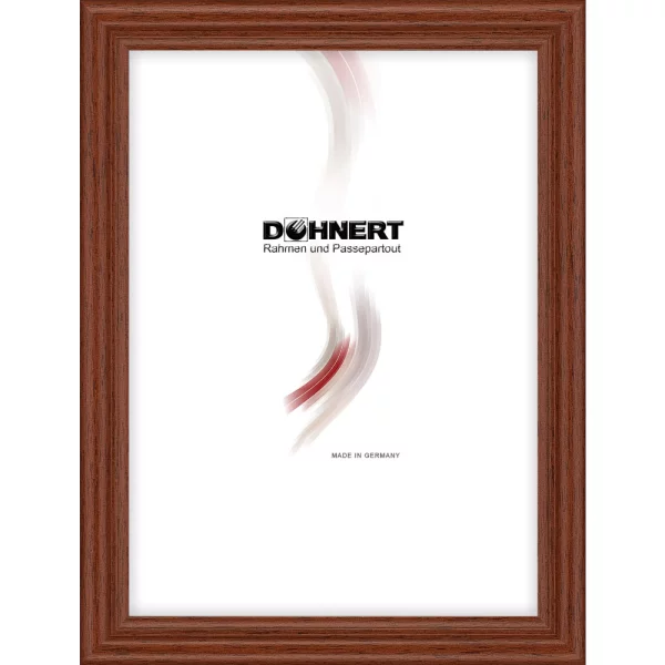 Cadre en plastique Alperton 9x13 cm | brun rouge | verre standard (2 mm)