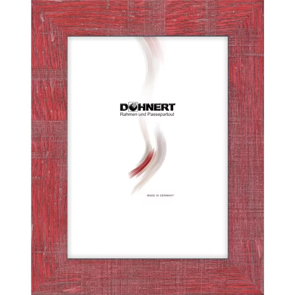 Cadre en plastique sur mesure Archway rouge | verre standard (2 mm)