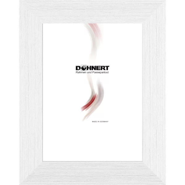 Kunststoff Bilderrahmen Arnos Grove 30x30 cm | Schneeweiß | Normalglas (2 mm)