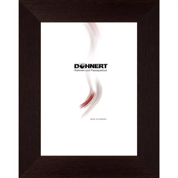 Kunststoff Bilderrahmen Arnos Grove 30x30 cm | Wenge | Normalglas (2 mm)