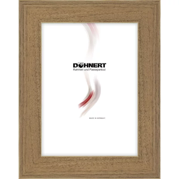 Kunststoff Bilderrahmen Arsenal 24x30 cm | Braun | Normalglas (2 mm)