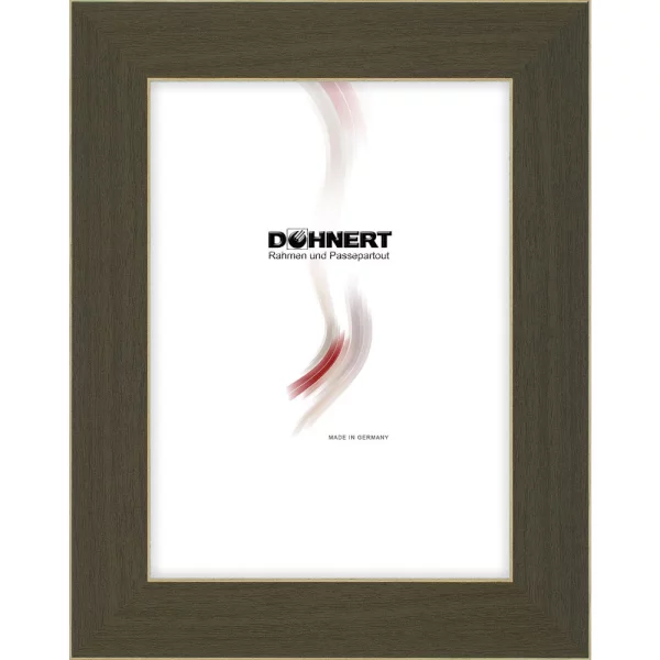Kunststoffrahmen-Zuschnitt Arsenal Dunkelgrün | Normalglas (2 mm)