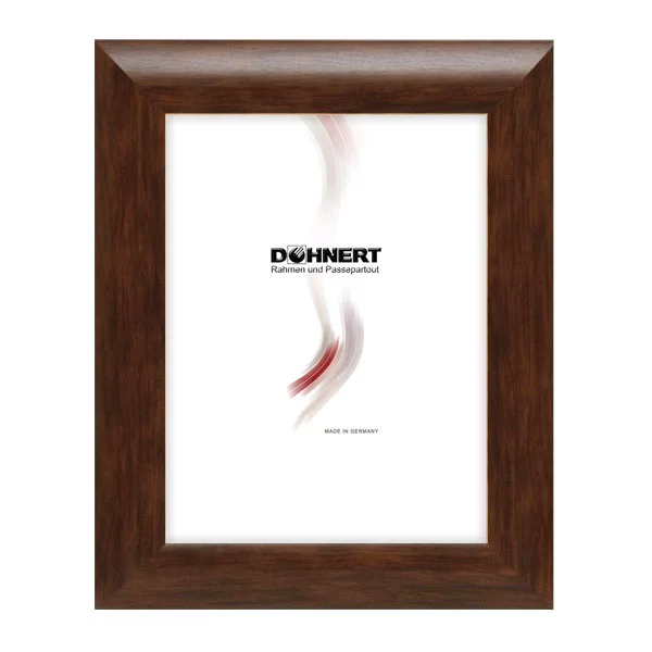 Cadre en plastique "Bank" 15x20 cm | wengé | verre standard (2 mm)