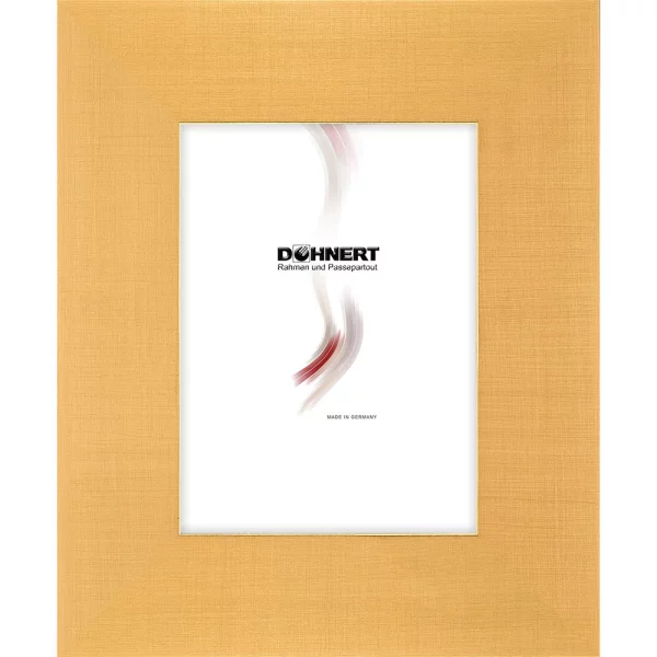 Kunststoff Bilderrahmen Barbican 13x18 cm | Gold gebürstet | Normalglas (2 mm)