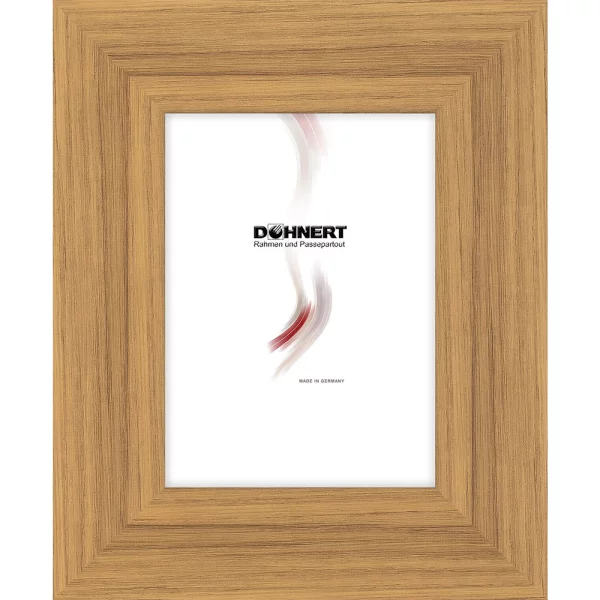 Kunststoff Bilderrahmen Barbican 13x18 cm | Hellbraun | Normalglas (2 mm)