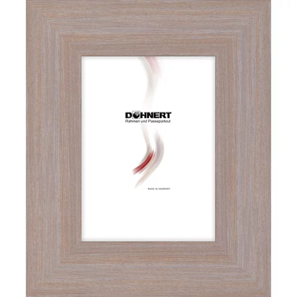 Kunststoff Bilderrahmen Barbican 13x18 cm | Hellbraun-Orange | Normalglas (2 mm)