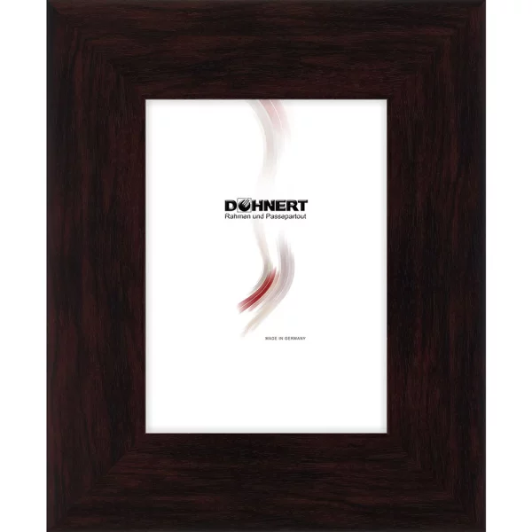 Kunststoff Bilderrahmen Barbican 13x18 cm | Wenge | Normalglas (2 mm)