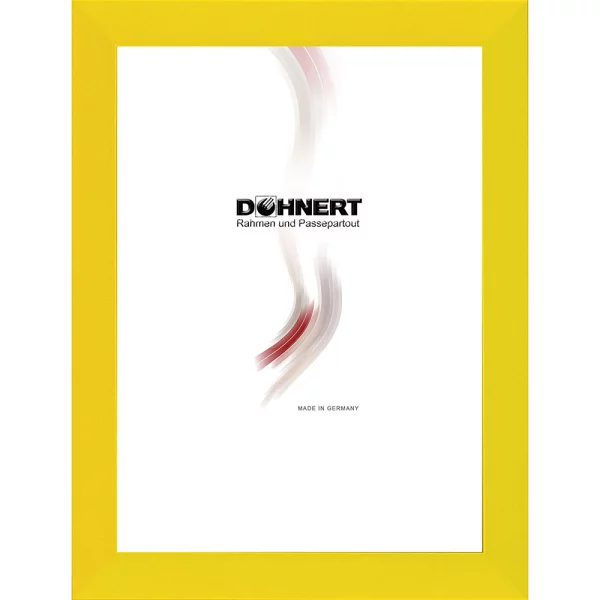 Cadre en bois Bentley 9x13 cm | jaune | verre standard (2 mm)