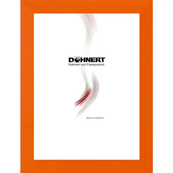 Cadre en bois Bentley 9x13 cm | orange | verre standard (2 mm)