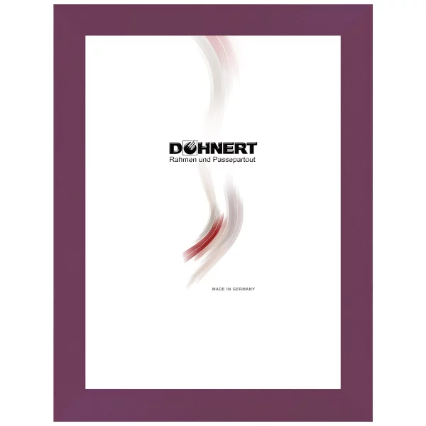 Cornice in legno Bentley 28x35 cm | viola | Vetro standard (2 mm)