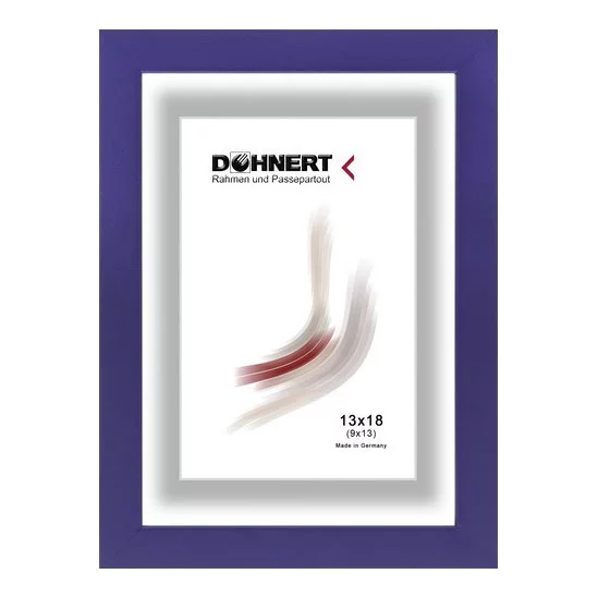 Cadre en bois sur mesure Bentley lilas | verre standard (2 mm)