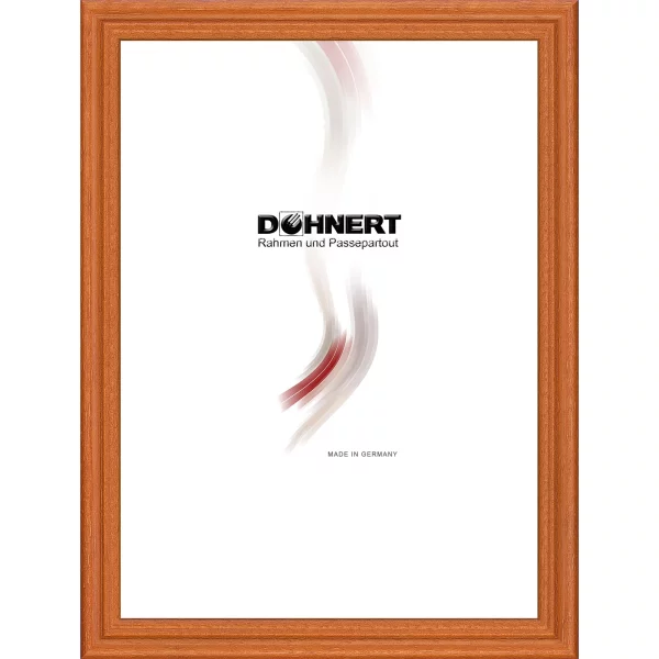 Holz Bilderrahmen Barkingside 10x10 cm | Kirsch | Normalglas (2 mm)