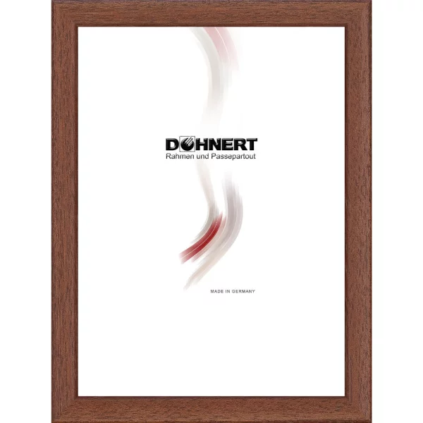 Holz Bilderrahmen Bayswater 10x10 cm | Braun | Normalglas (2 mm)