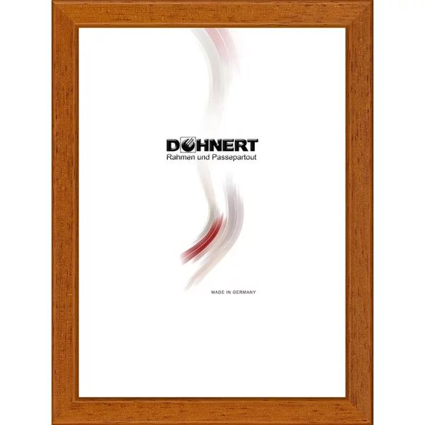 Holz Bilderrahmen Bond 10x10 cm | Mokkabraun | Normalglas (2 mm)