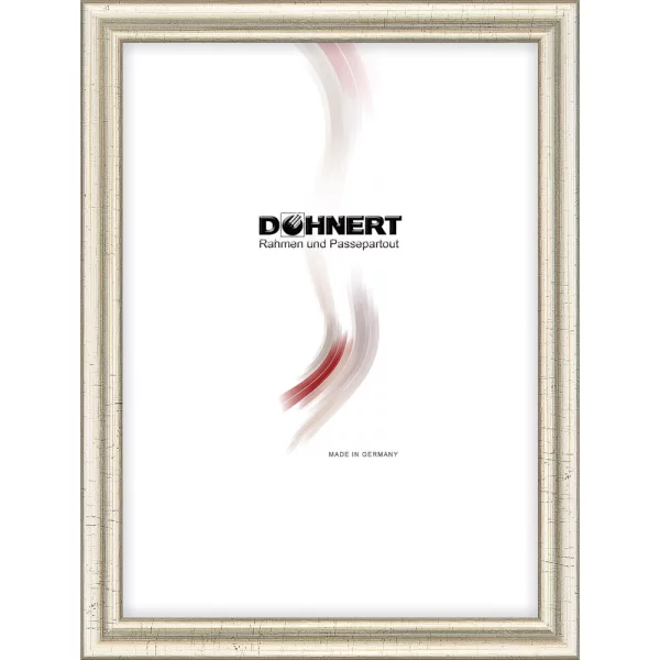 Cadre en bois Manor 15x20 cm | argent | verre standard (2 mm)