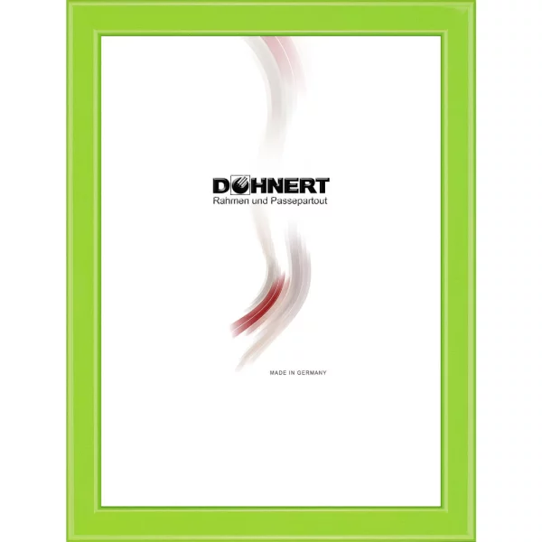 Cadre en bois Mill Hill 21x29,7 cm (A4) | vert brillant | verre standard (2 mm)