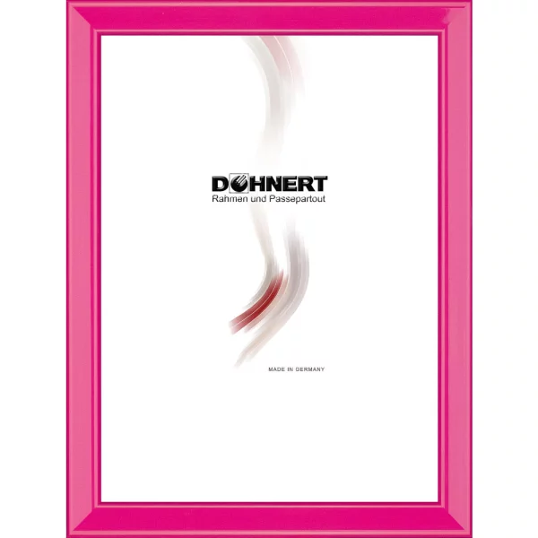 Holz Bilderrahmen Mill Hill 10x10 cm | Pink glänzend | Normalglas (2 mm)