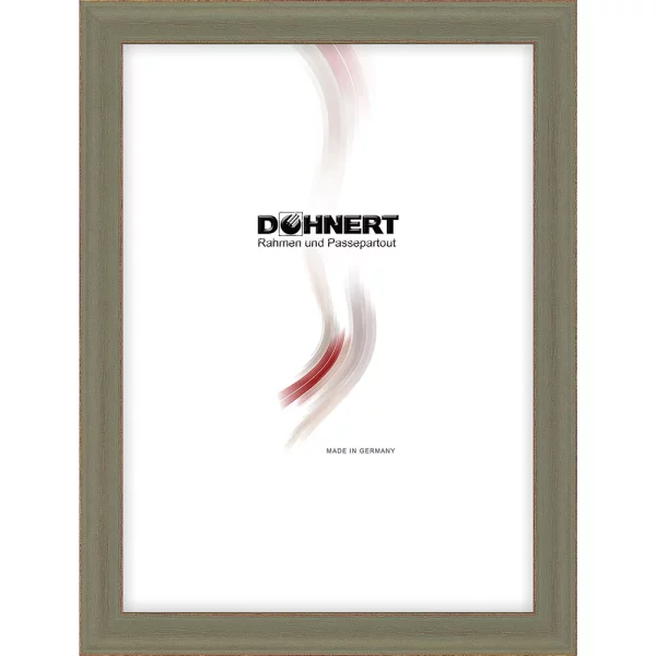 Holz Bilderrahmen Bounds 10x10 cm | Grün | Normalglas (2 mm)