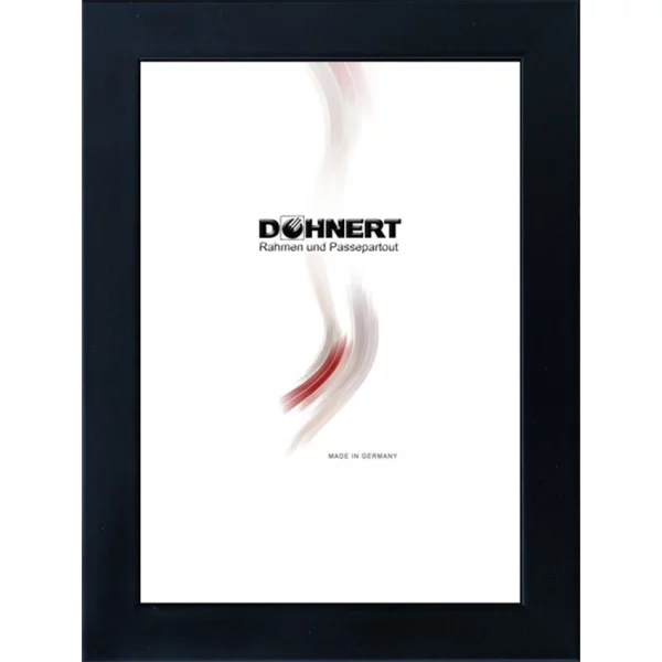 Holz Bilderrahmen Brent Cross 13x18 cm | Schwarz | Normalglas (2 mm)