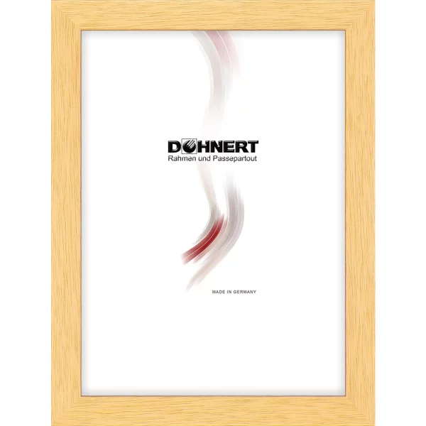 Holzrahmen-Zuschnitt Brent Cross Natur | Normalglas (2 mm)