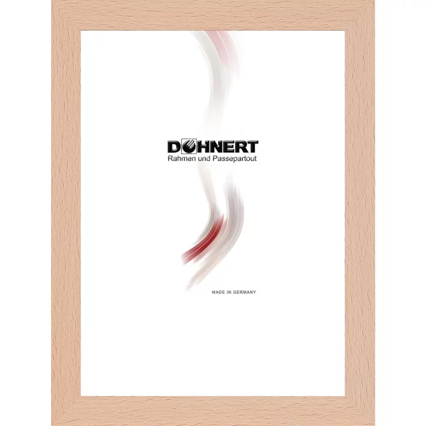 Holz Bilderrahmen Brixton 10x10 cm | Buche | Normalglas (2 mm)