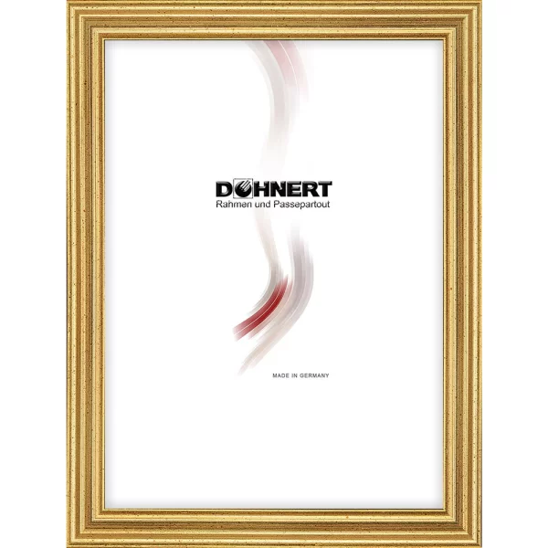 Holz Bilderrahmen Caledonian Road 13x18 cm | Gold | Normalglas (2 mm)