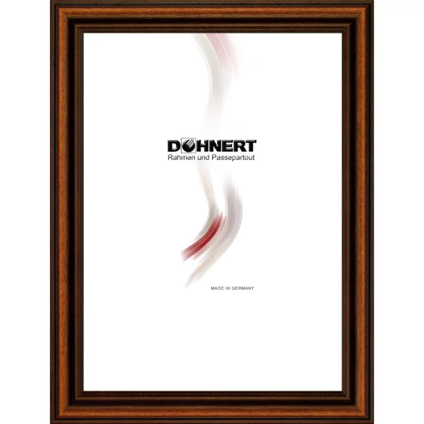 Holz Bilderrahmen Latimer 10x10 cm | Braun | Normalglas (2 mm)