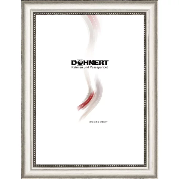 Cadre en bois Chalk Farm 21x29,7 cm (A4) | argent | verre standard (2 mm)