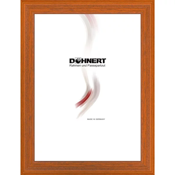 Holz Bilderrahmen Clapham Common 10x10 cm | Haselnuss | Normalglas (2 mm)