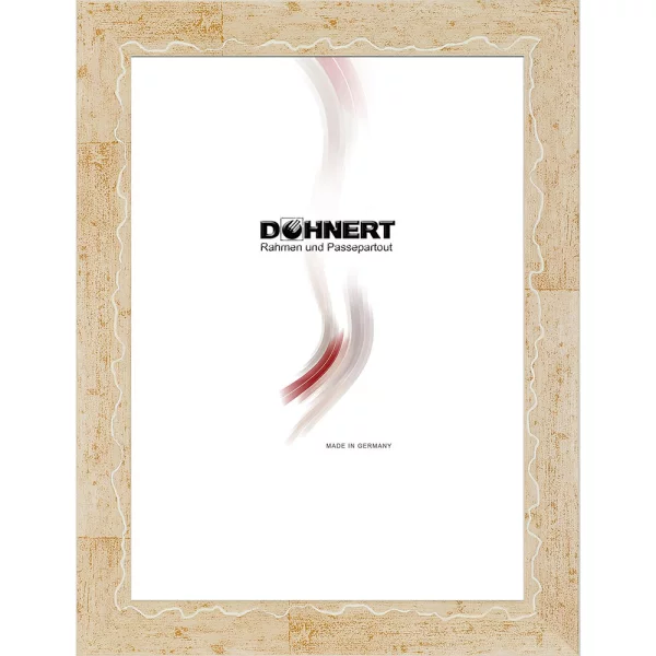 Holz Bilderrahmen Dagenham Heathway 10x10 cm | Beige | Normalglas (2 mm)