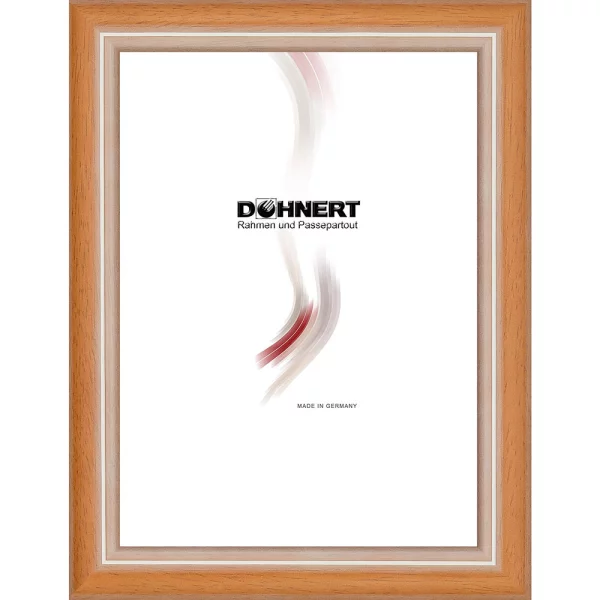 Cadre en bois East Acton 40x80 cm | orange clair | verre standard (2 mm)