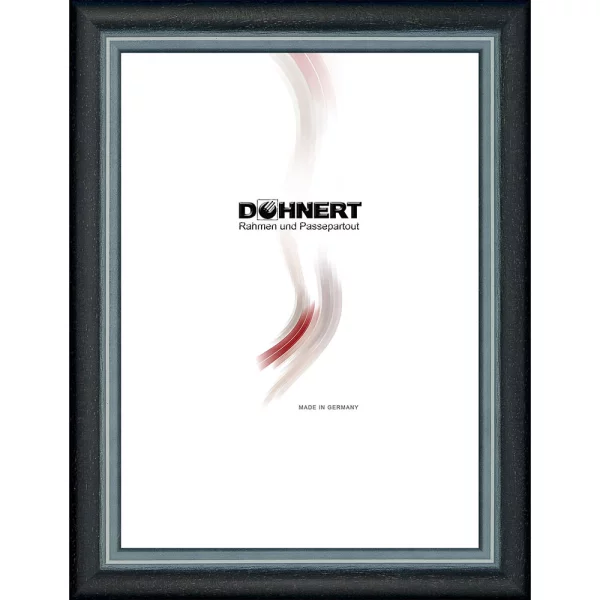 Cadre en bois East Acton 40x80 cm | noir | verre standard (2 mm)